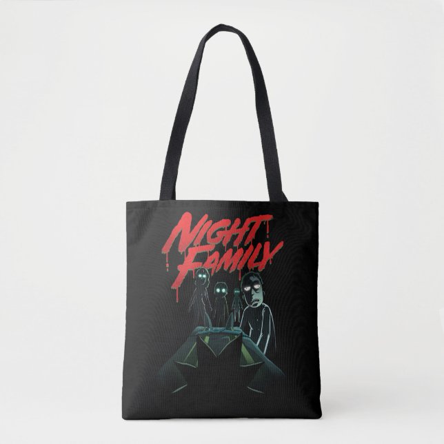 Bolso De Tela RICK AND MORTY™ | Familia nocturna (Anverso)