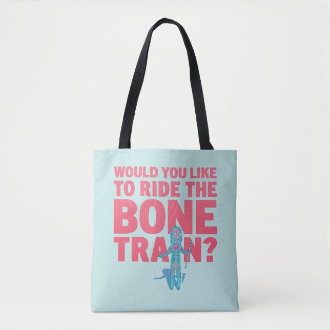 Bolso De Tela RICK AND MORTY™ | Parque de la Anatomía - Tren óse (Anverso)