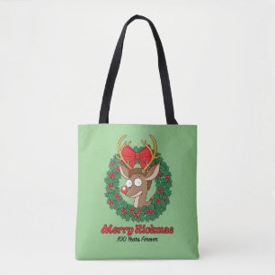 Bolso De Tela Rick and Morty Reindeer Morty Merry Rickmas