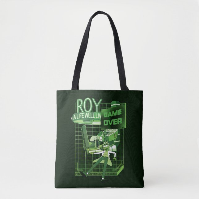 Bolso De Tela RICK AND MORTY™ | Roy Una Vida Bien Vivida (Anverso)