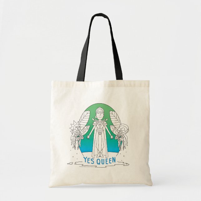 Bolso De Tela RICK AND MORTY™ | Sí Reina (Frente)