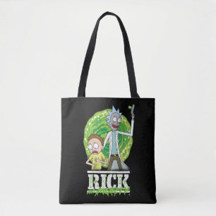 Bolso De Tela RICK AND MORTY™   Splash verde