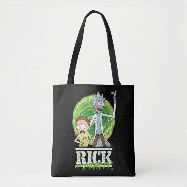Bolso De Tela RICK AND MORTY™ | Splash verde (Anverso)