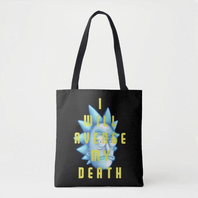 Bolso De Tela RICK AND MORTY™ | Venceré Mi Muerte (Anverso)