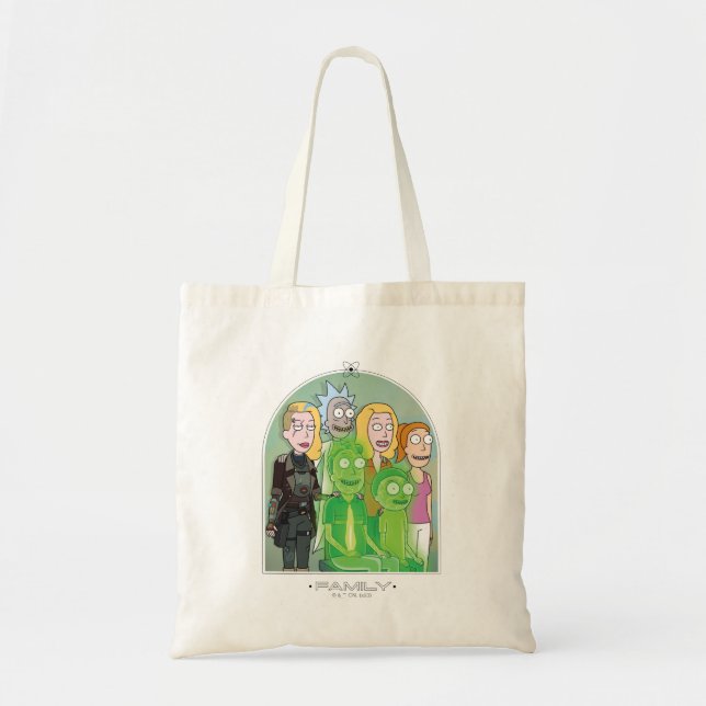 Bolso De Tela Rick y Morty Family Graphic (Frente)