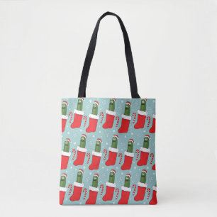 Bolso De Tela Rick y Morty Navidades Pickle Rick Pattern
