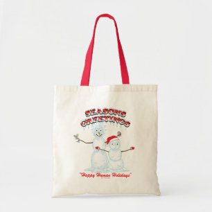 Bolso De Tela Rick y Morty Saludos de la temporada de Snowmen