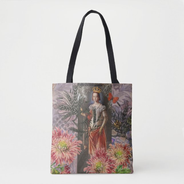 Bolso De Tela Ricos ricos de colores antiguos de Virgo (Anverso)