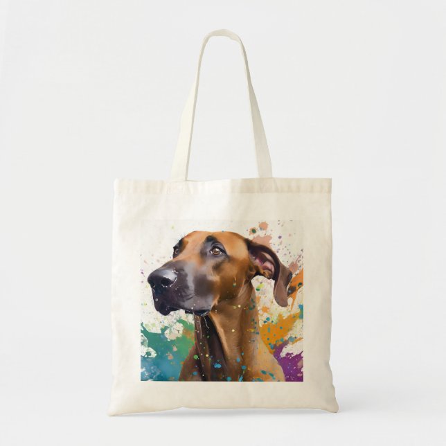 Bolso De Tela Ridgeback Dog (Frente)