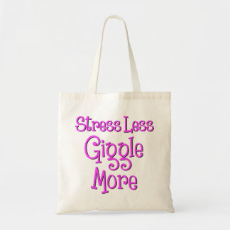Bolso De Tela RÍE NERVIOSAMENTE MÁS, la tinta de las rosas