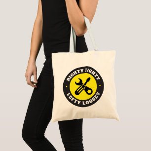 Bolso De Tela Righty Tighty Lefty Loosey