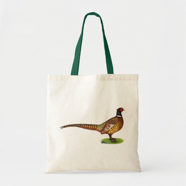 Bolso De Tela Ringneck Pheasant Rooster (Frente)