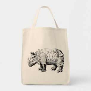 Bolso De Tela Rinoceronte Rinocerontes animal África safari natu