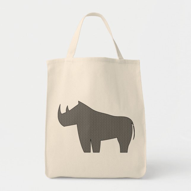 Bolso De Tela Rinocerontes - rinoceronte (Frente)