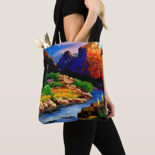 Bolso De Tela Río Canyon