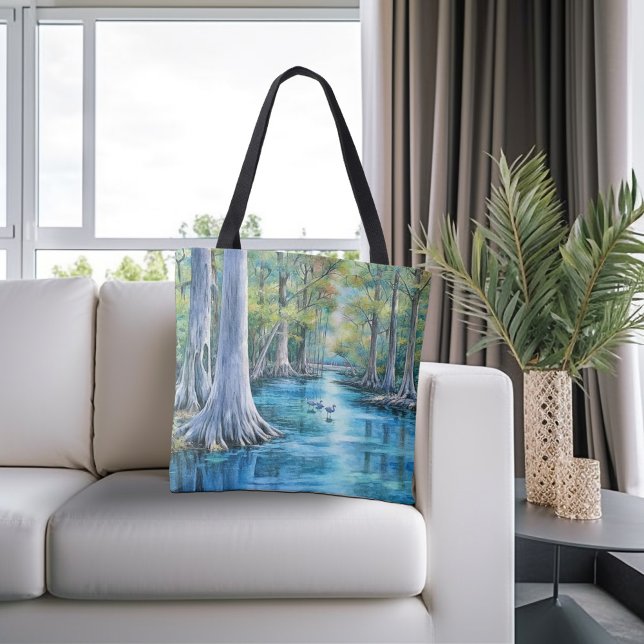 Bolso De Tela Río de Agua Azul Cristalino (Subido por el creador)