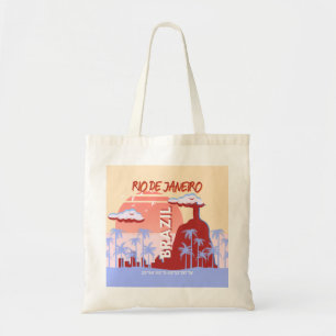 Bolso De Tela Río de Janeiro Brasil Poster de Retro de Arte Viaj