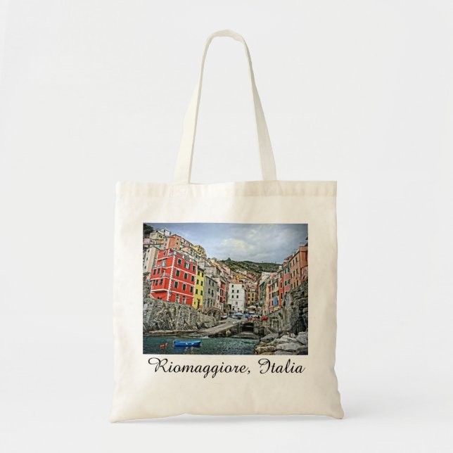 Bolso De Tela Riomaggiore, Italia Tote Bag (Frente)