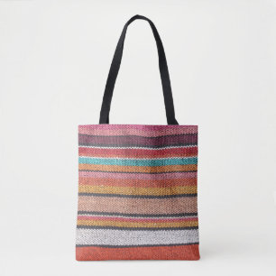 Bolso De Tela Riqueza de la alfombra: Texturas Peruanas Mexicana