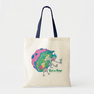 Bolso De Tela RIQUEZA Y MORTY™  Abandonar el portal infectado