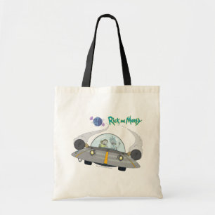 Bolso De Tela RIQUEZA Y MORTY™ Desembarque En Barco Espacial
