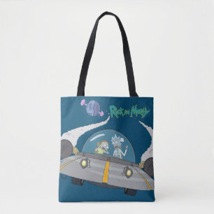 Bolso De Tela RIQUEZA Y MORTY™  Desembarque En Barco Espacial