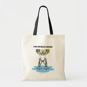 Bolso De Tela RIQUEZA Y MORTY™ Pickle Rick Toilet Mech