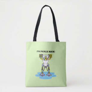 Bolso De Tela RIQUEZA Y MORTY™ Pickle Rick Toilet Mech