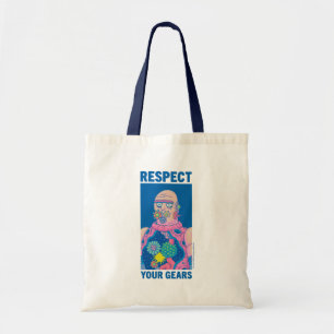Bolso De Tela RIQUEZA Y MORTY™ Respete sus engranajes