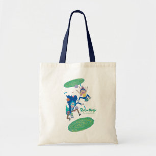 Bolso De Tela RIQUEZA Y MORTY™ Salto de portal infectado