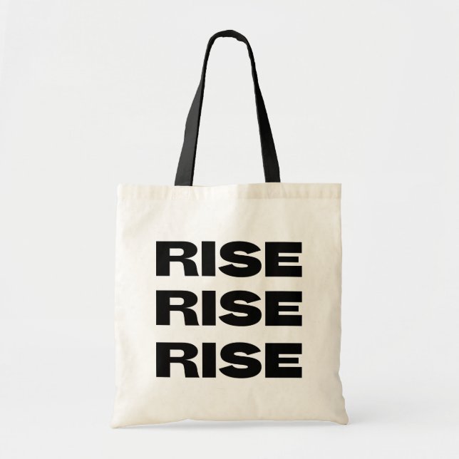 Bolso De Tela RISE Tote Bag (Frente)