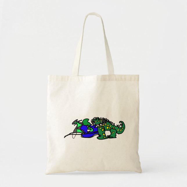 Bolso De Tela Ritmo de cocodrilo (Frente)