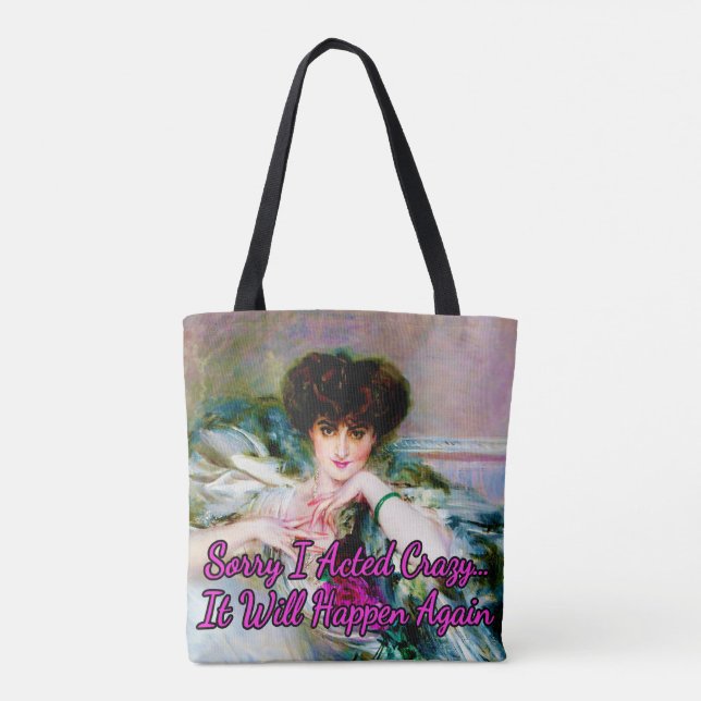 Bolso De Tela Ritratto Della Principessa por Giovanni Boldini (Reverso)