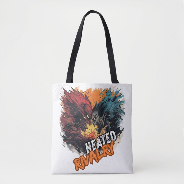 Bolso De Tela rivalidad acalorada (Anverso)