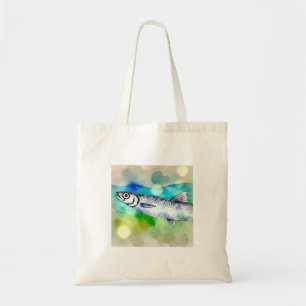 Bolso De Tela River Sardine 120724AREF113 - Watercolor