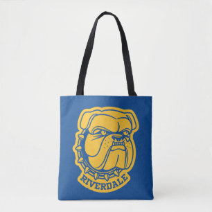 Bolso De Tela Riverdale Bulldog Head