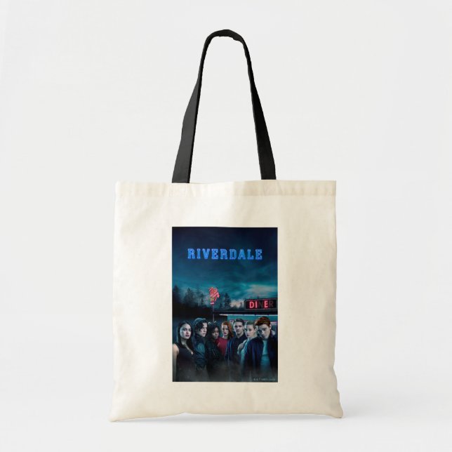 Bolso De Tela Riverdale fuera del Poster Diner del Pop (Frente)