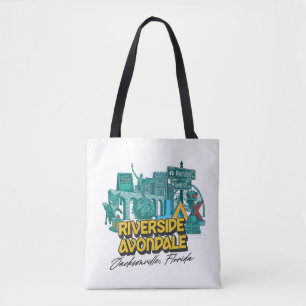 Bolso De Tela Riverside Avondale Vecindario Tote Bag