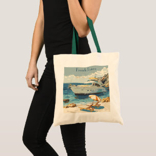 Bolso De Tela Riviera Francesa: Destinos icónicos