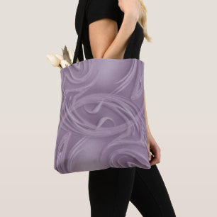 Bolso De Tela Rizos Verdes Ecológicos Reutilizables Sombras Purp