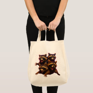 Bolso De Tela Rizz Em con el meme de Tism Autismo Mapache Divert