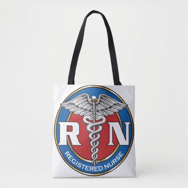 Bolso De Tela RN Nurse (Anverso)