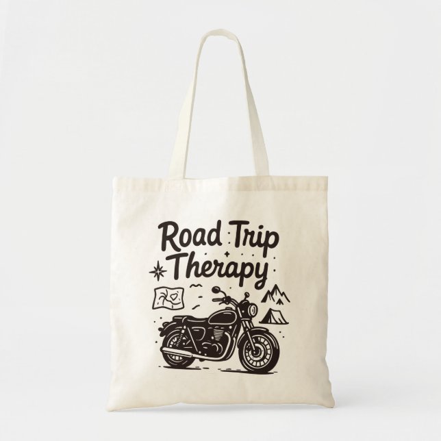 Bolso De Tela Road Trip Therapy  (Frente)