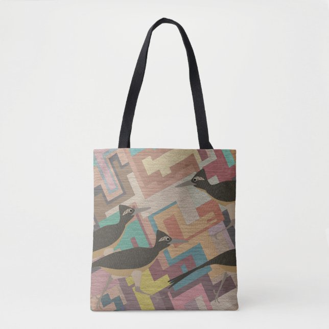 Bolso De Tela Roadrunner Allover Tote Bag (Anverso)