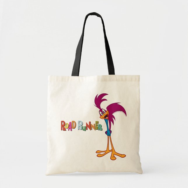 Bolso De Tela Roadrunner Head Tiled (Frente)