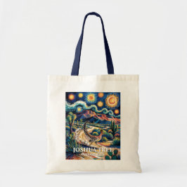 Bolso De Tela Roadrunner of Joshua Tree Van Gogh Night Custom