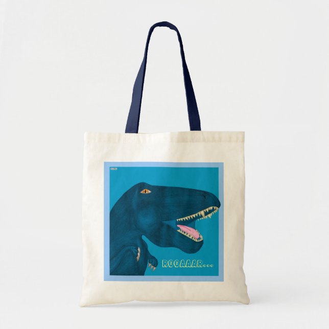 Bolso De Tela Roaring Rex (Frente)