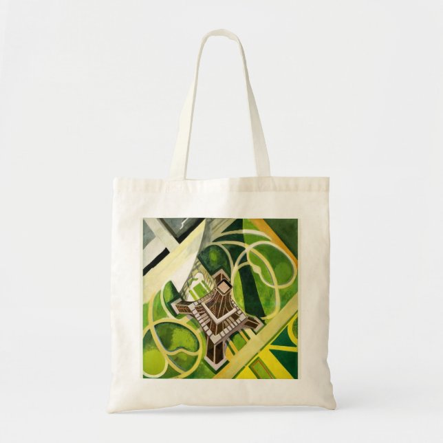 Bolso De Tela Robert Delaunay - Torre Eiffel 1922 (Frente)