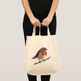 Bolso De Tela Robin Bird (Erithacus rubecula) Tote Bag