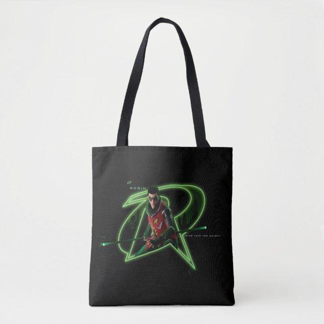 Bolso De Tela Robin de Caballeros Gotham con logo (Anverso)